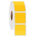 Ga International NitroTag Cryogenic Barcode Labels, 1x1, 3" Core, Yellow, 3000 Labels 247186Y